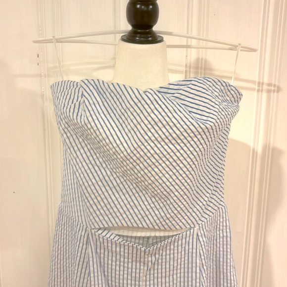 Cutest blue & white striped summer romper from ZARA - Picture 3 of 9